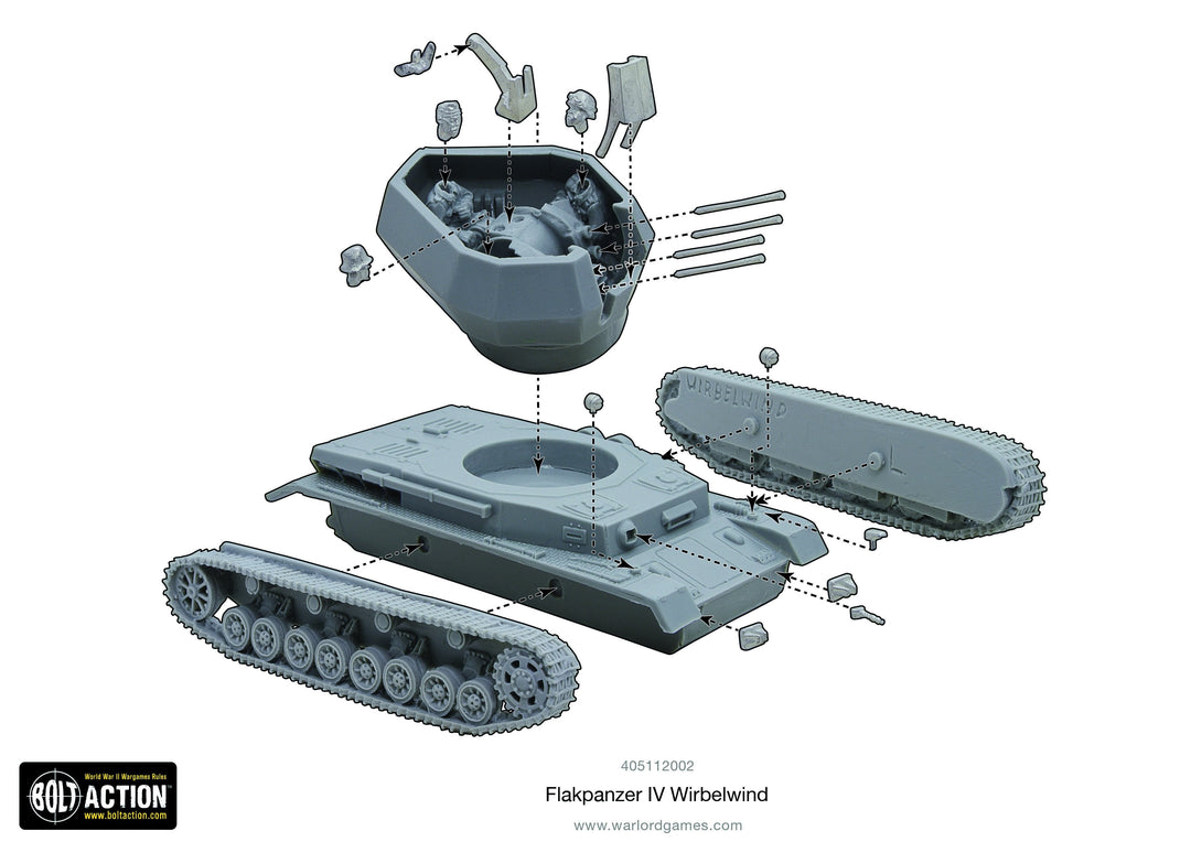 Bolt Action: Flakpanzer IV Wirbelwind (resin)