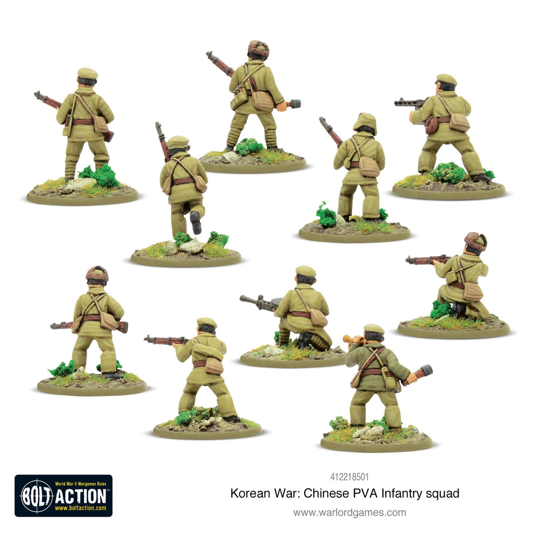 Bolt Action: Korean War - Chinese PVA Infantry Squad