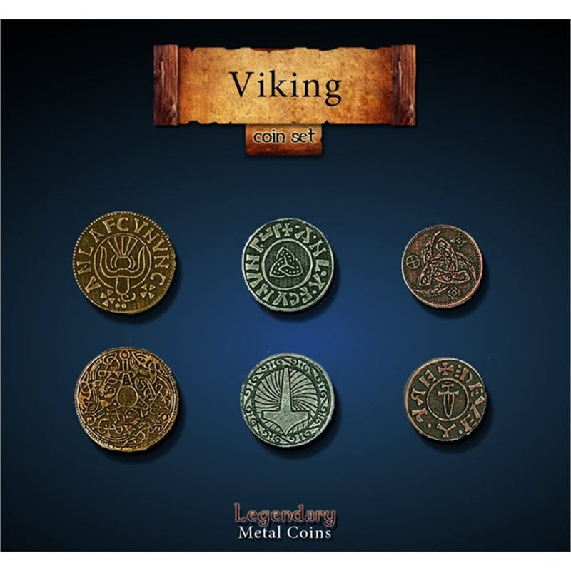 Legendary Metal Coins - Viking Coin Set (Drawlab)