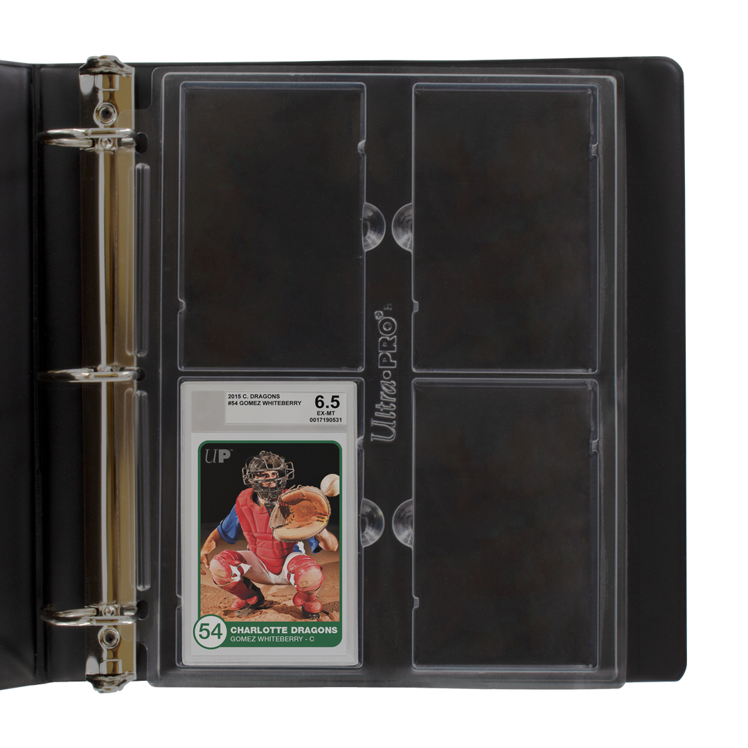 4-Pocket Page for Graded Beckett Slabs (Ultra PRO)