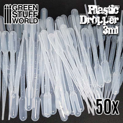 50x Long Droppers with Suction Bulb (Green Stuff World)