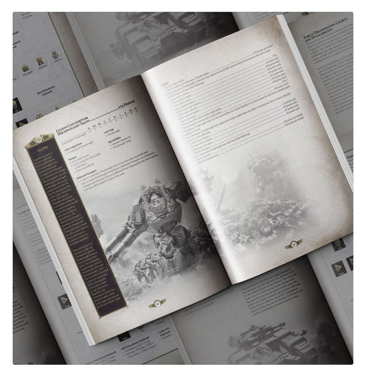 Warhammer Horus Heresy: Liber Hereticus – Traitor Legiones Astartes Army Book - Transportskadet