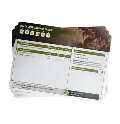 Warhammer 40,000: Death Guard - Index Cards