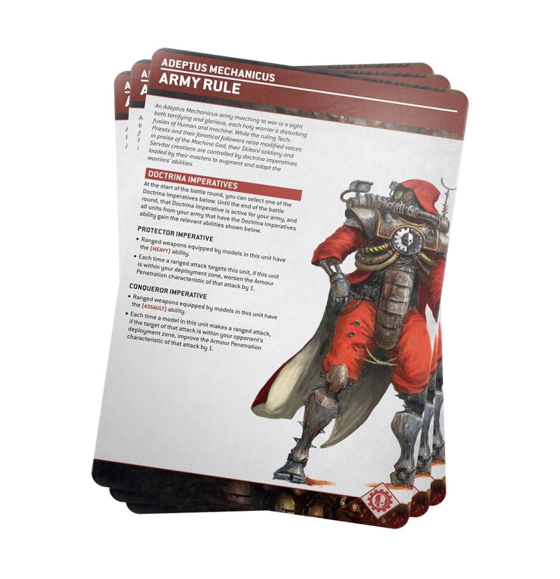 Warhammer 40,000: Adeptus Mechanicus - Index Cards