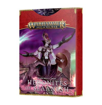 Warhammer Age of Sigmar: Hedonites of Slaanesh - Warscroll Cards