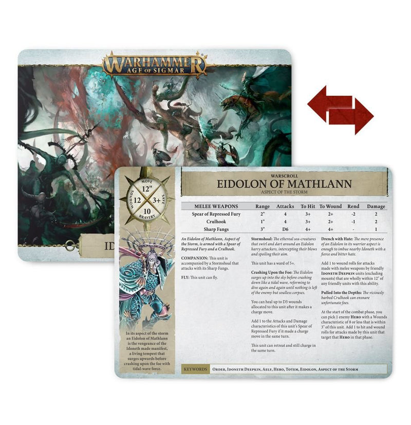 Warhammer Age of Sigmar: Idoneth Deepkin Warscroll Cards