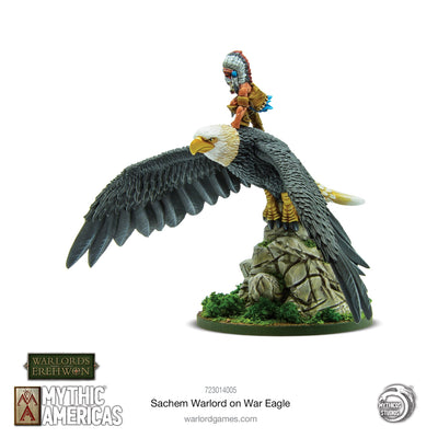 Warlords of Erehwon: Mythic Americas - Sachem Warlord on War Eagle