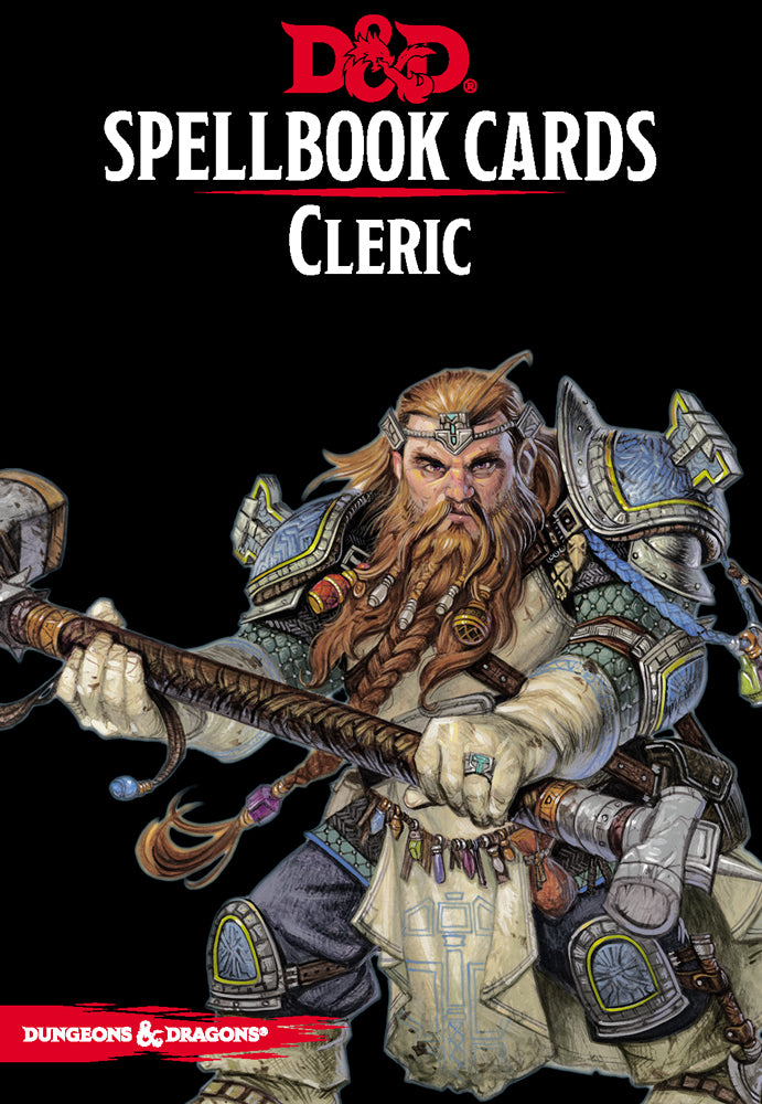 Dungeons & Dragons (5th Edition): Spellbook Cards - Cleric (revised)