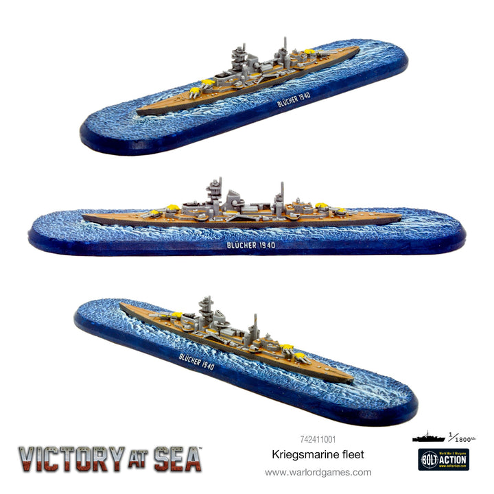 Victory at Sea: Kriegsmarine fleet