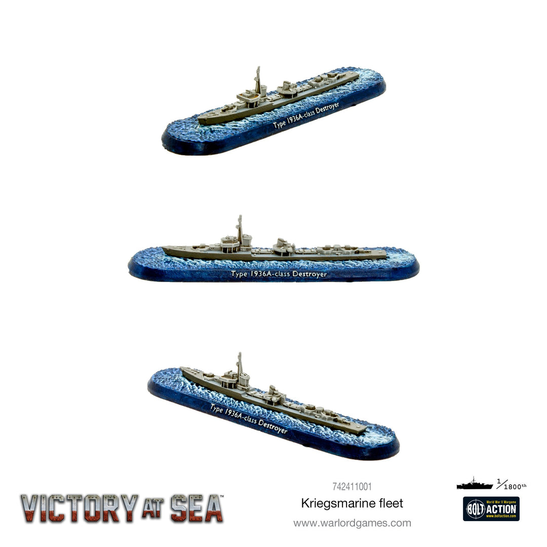 Victory at Sea: Kriegsmarine fleet