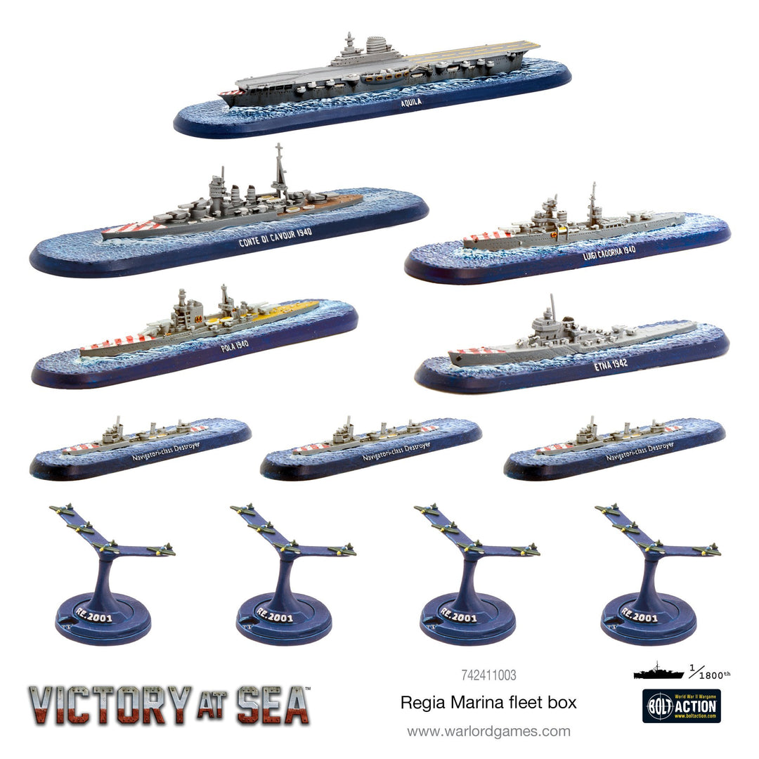 Victory at Sea: Regia Marina fleet box