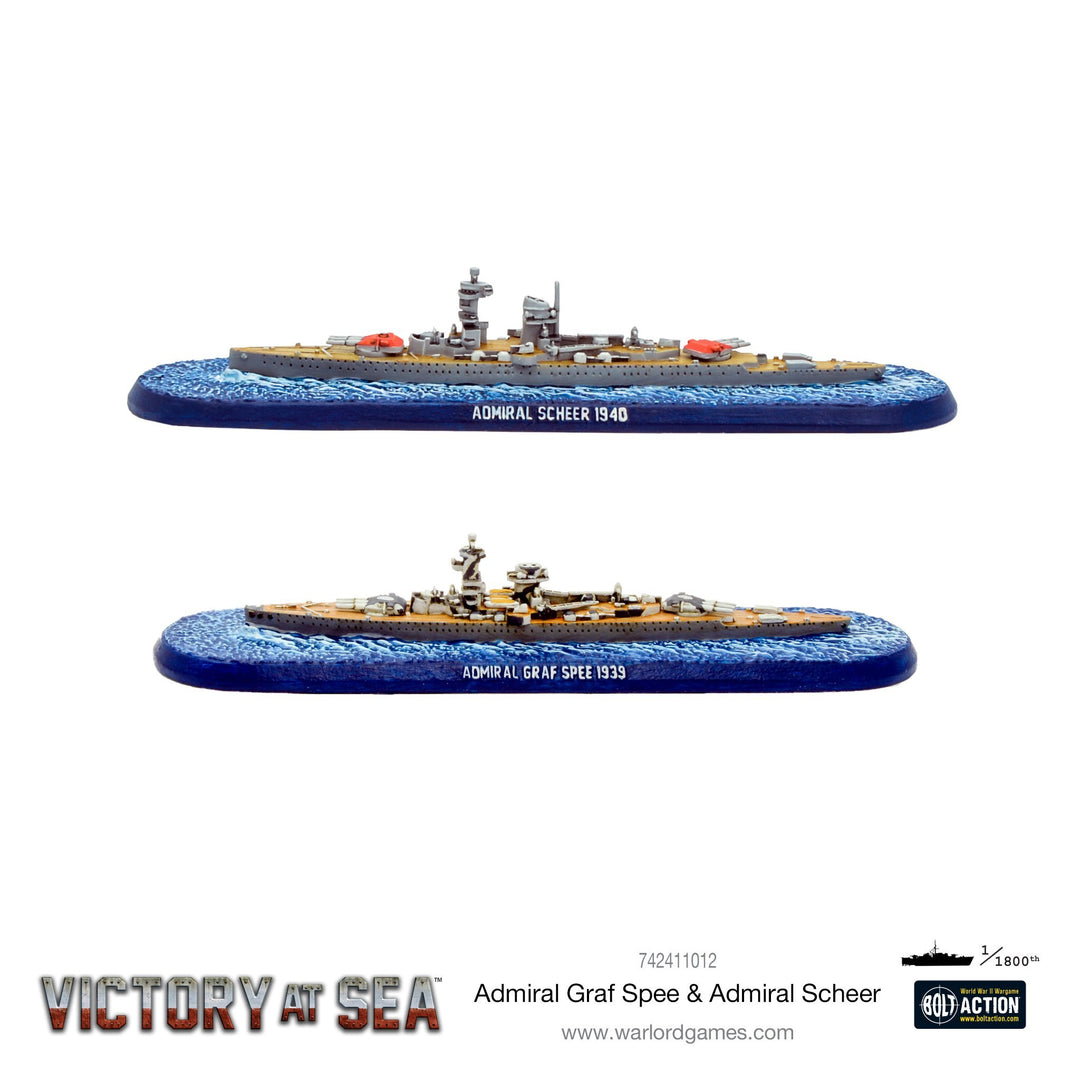 Victory at Sea: Cruisers - Admiral Graf Spee & Admiral Scheer