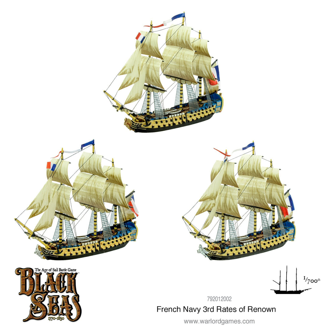 Black Seas: French Navy 3rd Rates of Renown