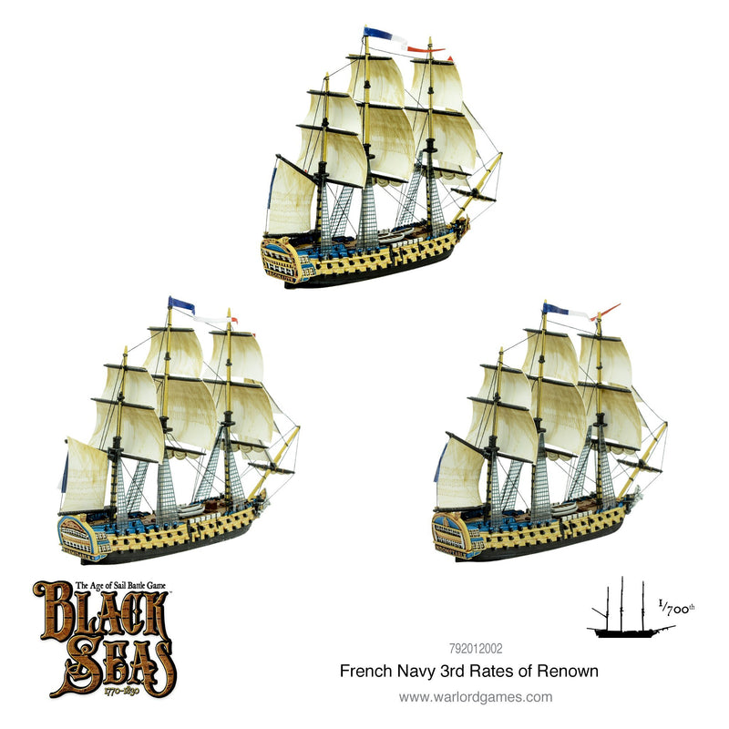 Black Seas: French Navy 3rd Rates of Renown