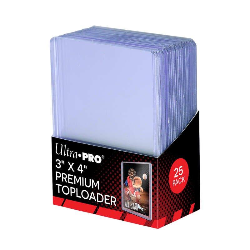 3" x 4"  Ultra Clear Premium Toploaders (25ct) (Ultra PRO)