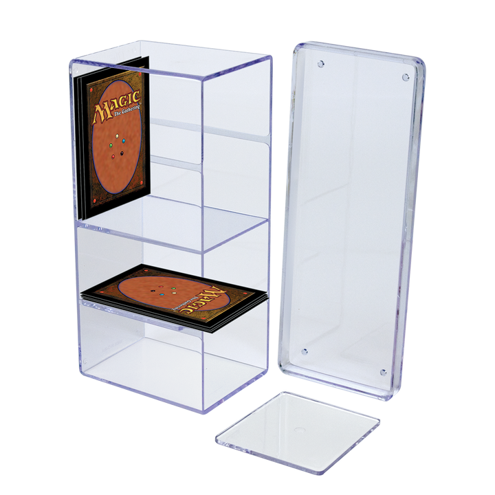 4-Compartment Clear Card Box (Ultra PRO)