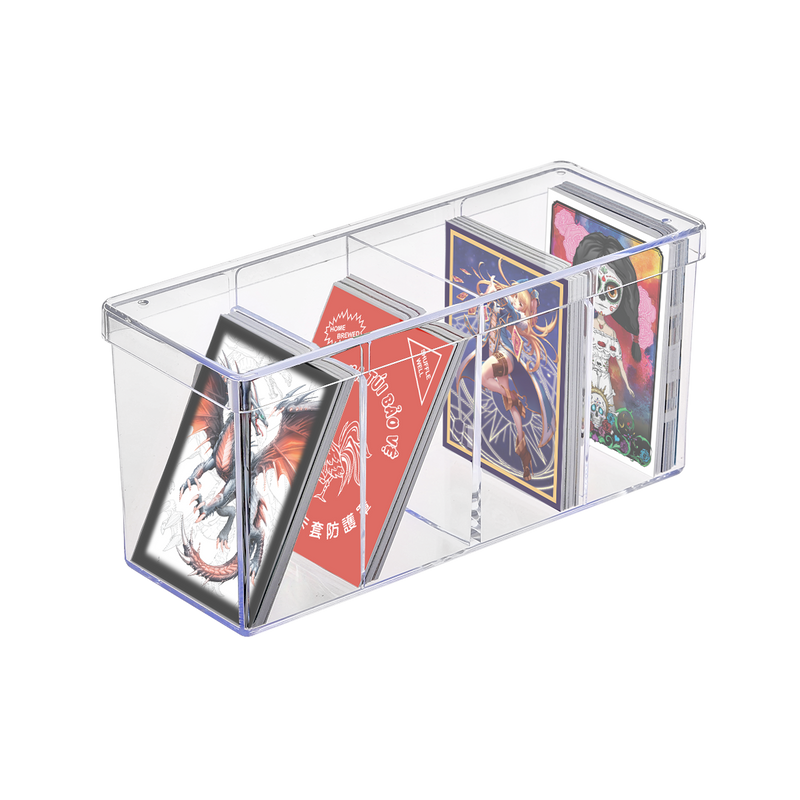4-Compartment Clear Card Box (Ultra PRO)