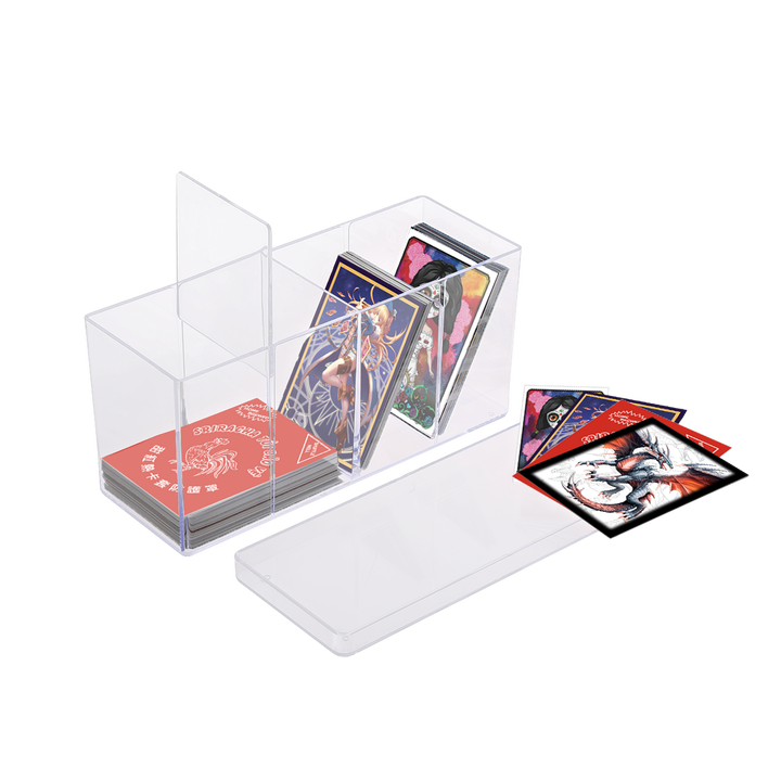 4-Compartment Clear Card Box (Ultra PRO)