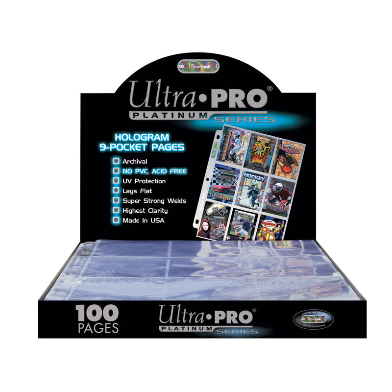 Platinum Series Pocket Pages (100ct) for Cards and Photos (Ultra PRO)