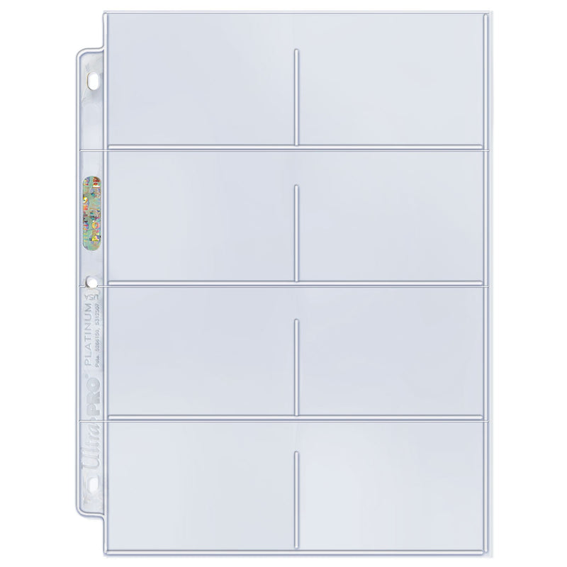 Platinum Series Pocket Pages (100ct) for Cards and Photos (Ultra PRO)