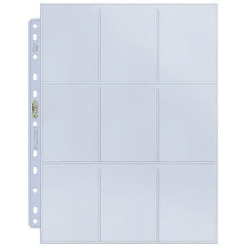 9-Pocket Platinum Page for Standard Size Cards (11-Holes) (Ultra PRO)