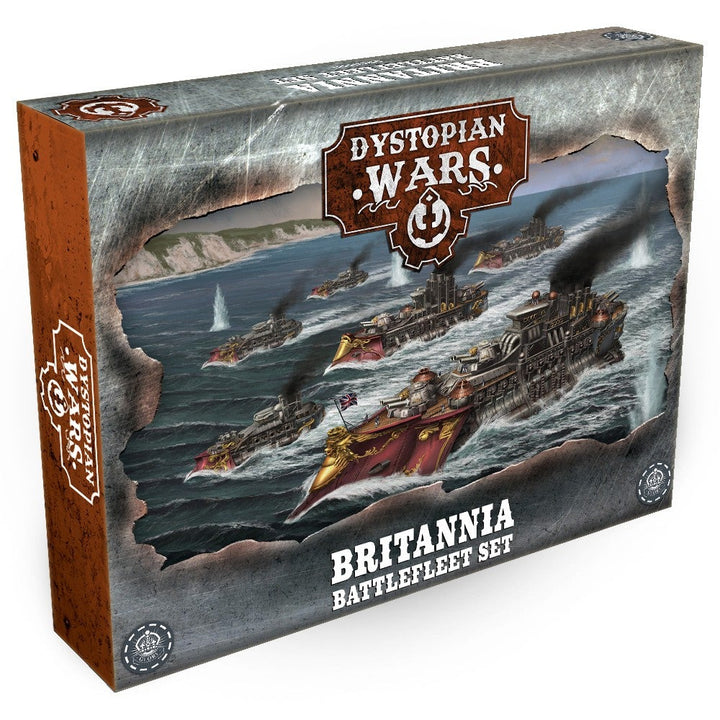 Dystopian Wars: Britannia Battlefleet Set