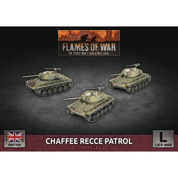 Flames of War: Chaffee Recce Patrol (3x Plastic) (BBX75)