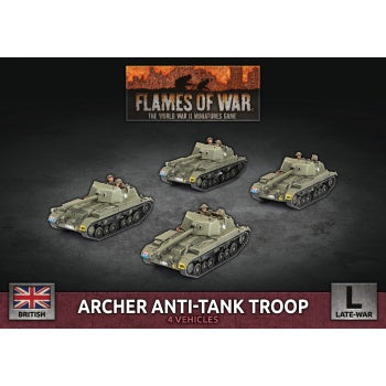 Flames of War: Archer Anti-tank Troop (4x Plastic) (BBX78)