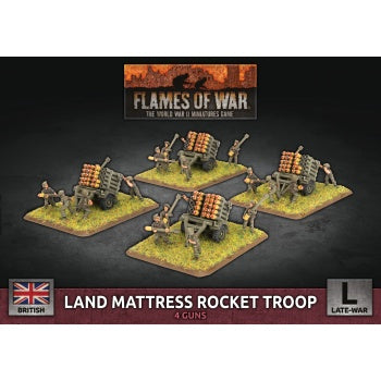 Flames of War: Land Mattress Rocket Troop (4x) (BBX77)