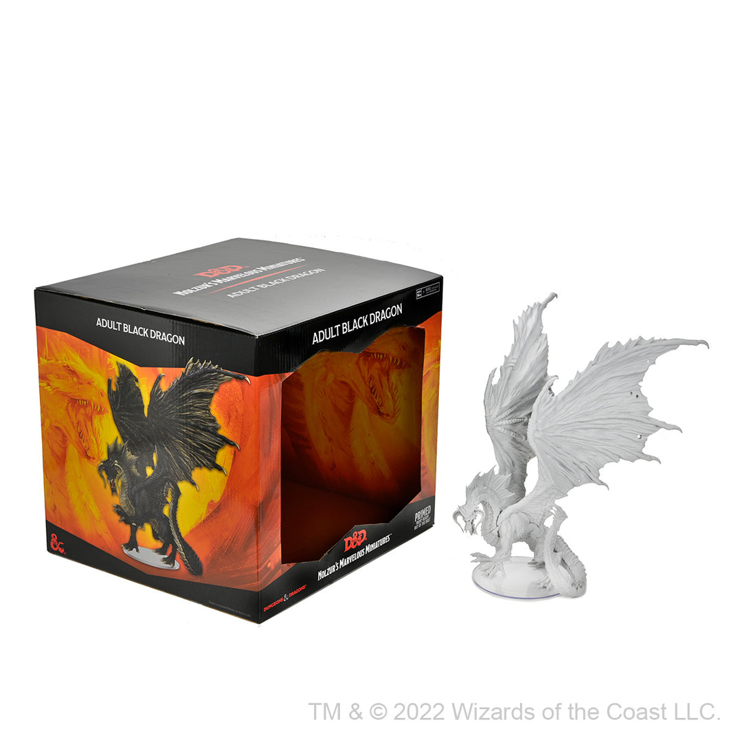 Dungeons & Dragons - Nolzur's Marvelous Miniatures: Adult Black Dragon