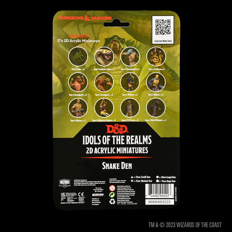 Dungeons & Dragons: Idols of the Realms - Scales & Tails - Snake Den - 2D Set