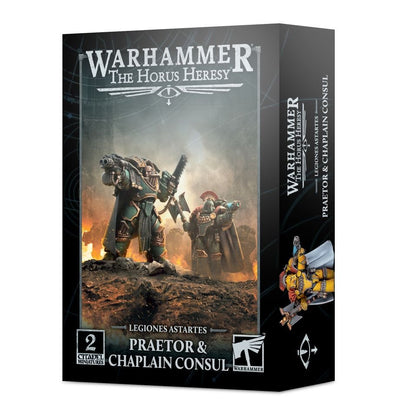 Warhammer Horus Heresy: Legion Cataphractii Praetor & Chaplain Consul