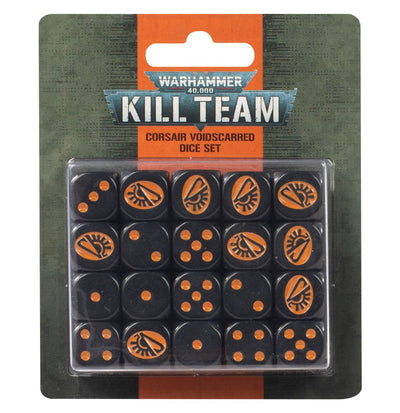 Warhammer 40,000: Kill Team - Corsair Voidscarred Dice Set