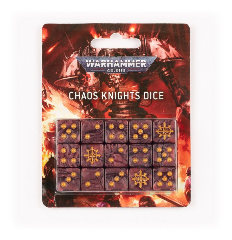 Warhammer 40,000: Chaos Knights Dice Set