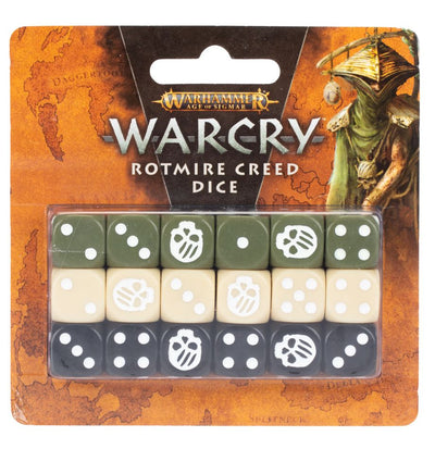 Warhammer Age of Sigmar: Warcry - Rotmire Creed Dice Set
