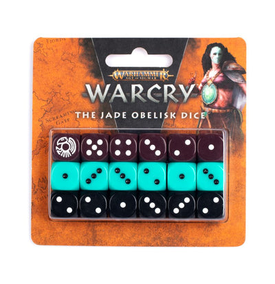 Warhammer Age of Sigmar: Warcry - Jade Obelisk Dice Set