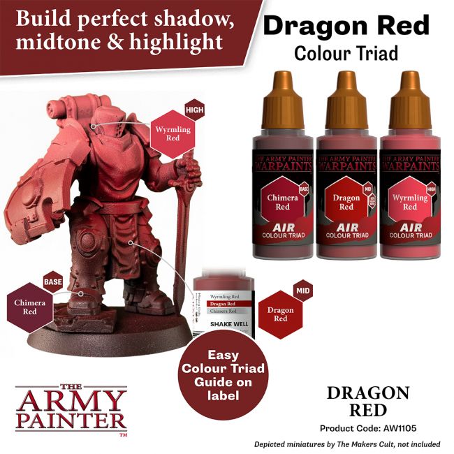 Warpaints Air: Dragon Red (The Army Painter) (AW1105)