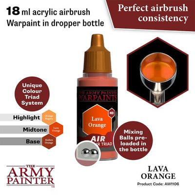 Warpaints Air: Lava Orange (The Army Painter) (AW1106)