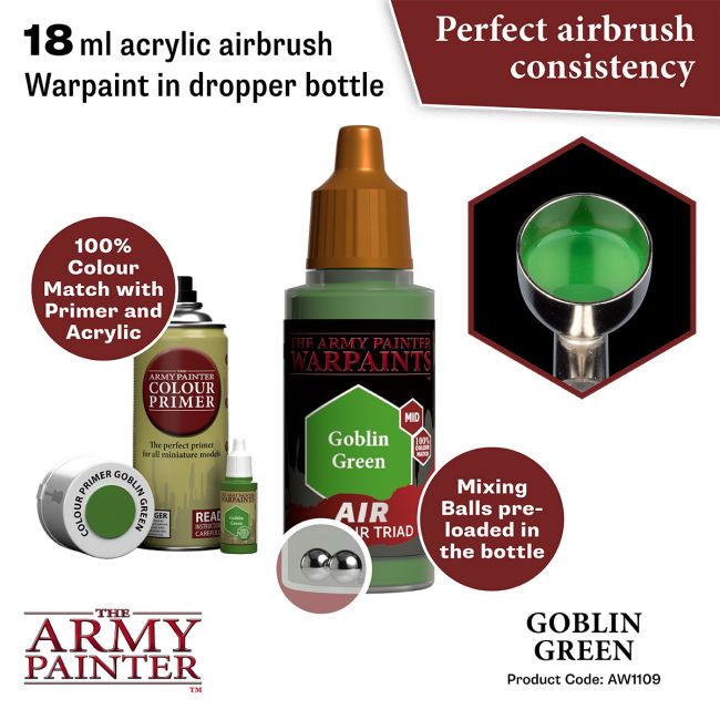 Warpaints Air: Goblin Green (The Army Painter) (AW1109)