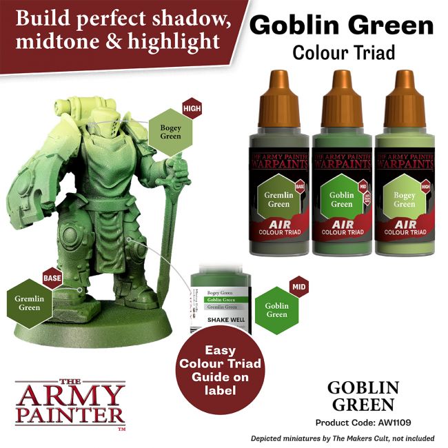 Warpaints Air: Goblin Green (The Army Painter) (AW1109)