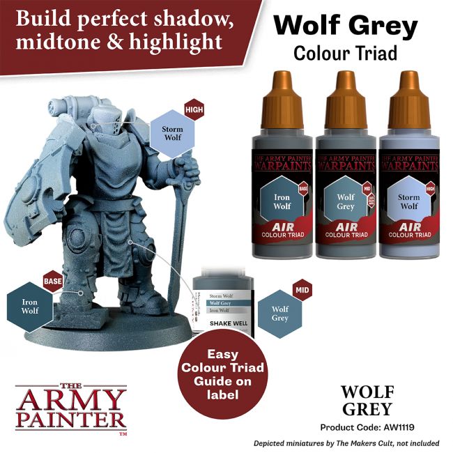 Warpaints Air: Wolf Grey (The Army Painter) (AW1119)