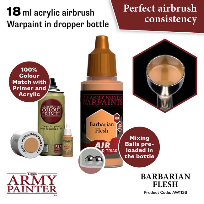 Warpaints Air: Barbarian Flesh (The Army Painter) (AW1126)