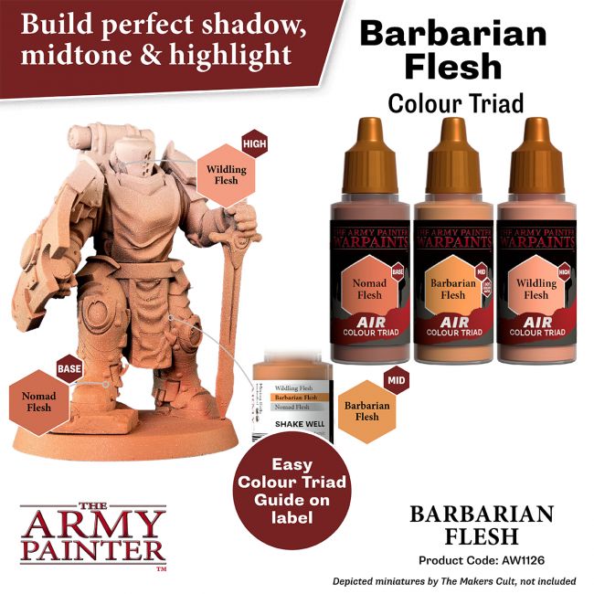 Warpaints Air: Barbarian Flesh (The Army Painter) (AW1126)