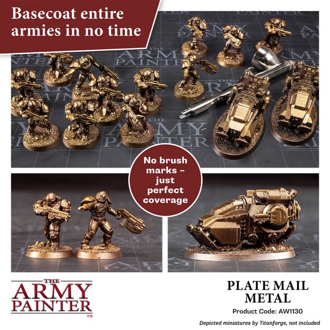 Warpaints Air Metallics: Plate Mail Metal (The Army Painter) (AW1130)