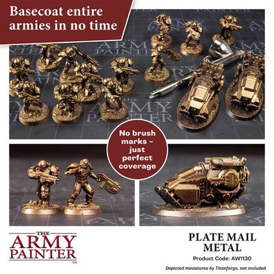 Warpaints Air Metallics: Plate Mail Metal (The Army Painter) (AW1130)