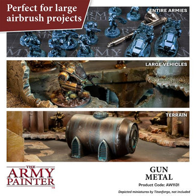 Warpaints Air Metallics: Gun Metal (The Army Painter) (AW1131)