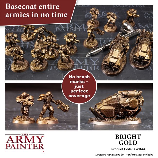 Warpaints Air Metallics: Bright Gold (The Army Painter) (AW1144)