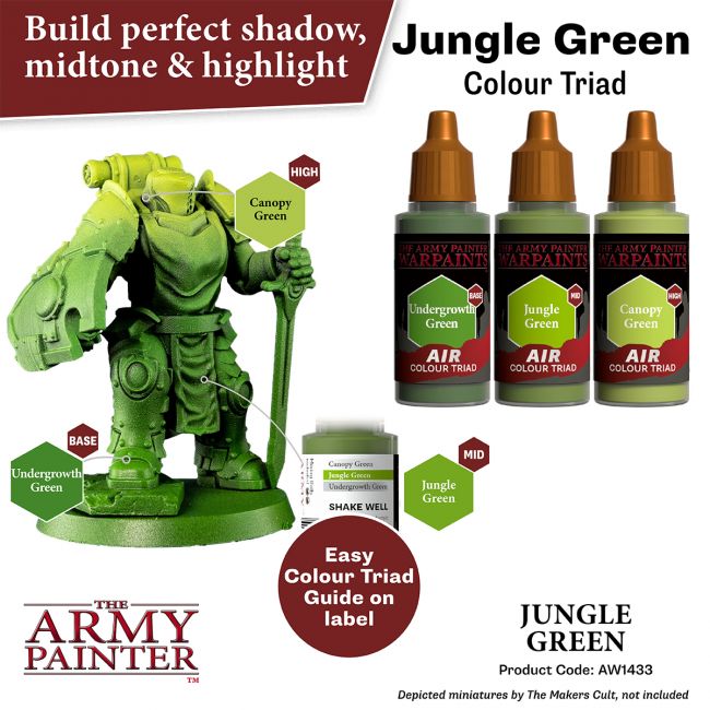 Warpaints Air: Jungle Green (The Army Painter) (AW1433)