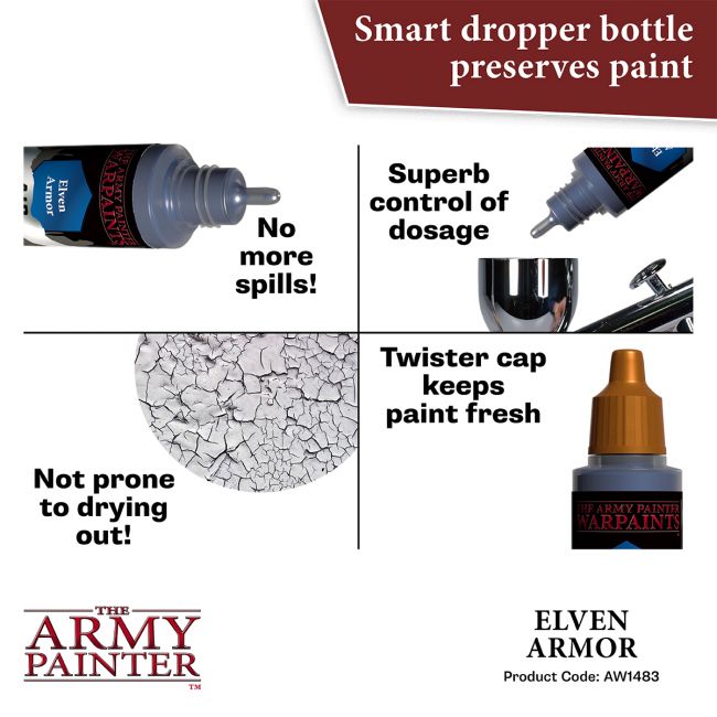 Warpaints Air Metallics: Elven Armor (The Army Painter) (AW1483)