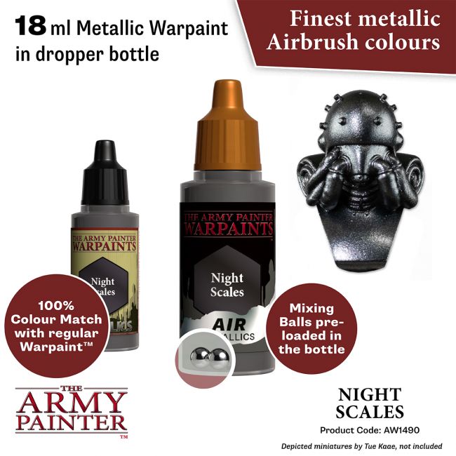 Warpaints Air Metallics: Night Scales (The Army Painter) (AW1490)
